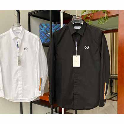 廣州加和城巴寶莉新款彩虹織帶彈力棉質襯衫