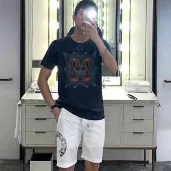 Hemes品牌男士t恤，100支雙絲光圓領(lǐng)T恤