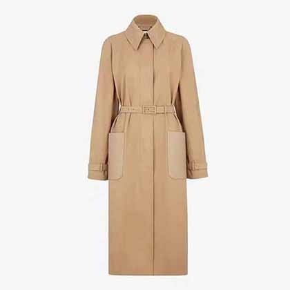 全網(wǎng)Fend 秋冬新款高等定制風衣外套