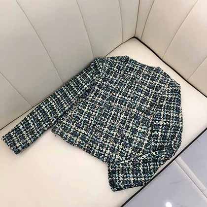 Chane秋冬新品高等定制粗花呢氣質西裝外套！