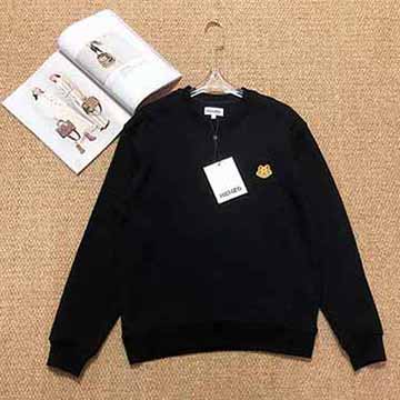 KENzO秋冬新款繡花小虎頭logo圓領衛衣