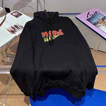 Maison Marg早秋新款馬吉拉衛衣 MM6字母印花連帽衛衣