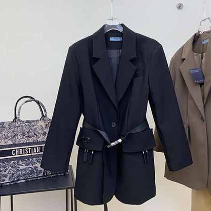 PRAD新款包包口袋腰帶收腰經典三