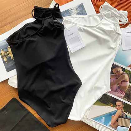 小香手工坊蝴蝶結連體泳衣 連體