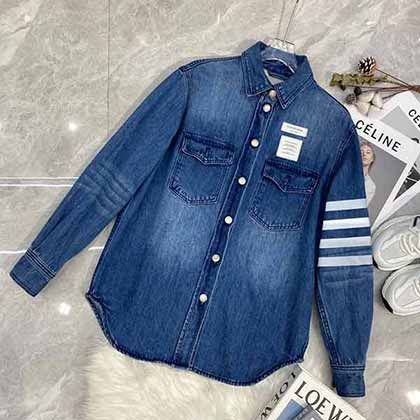 高等品質女裝，TB牛仔襯衫外套，獨家