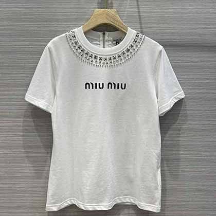原版定制miu21早秋新品純棉上衣，氣質少女風減齡又時髦！