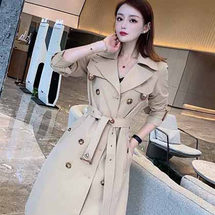 巴寶莉外套！今年新款歐貨氣質時尚長款風衣