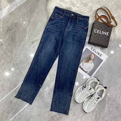 男士國際品牌歐洲站牛仔褲秋款高等刺繡小腳長褲 休閑男裝