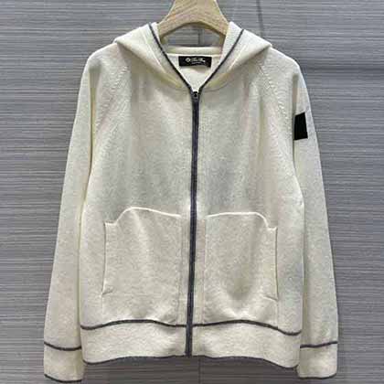 Lo Piana秋冬羊絨連帽針織開衫外套！