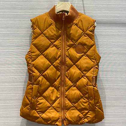 Hemès羽絨服馬甲寬松洋氣鴨絨背心外穿大品牌秋新款馬夾