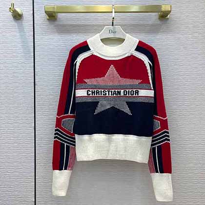 Dior秋冬新款滑雪系列：阿爾卑斯限定撞色針織毛，酷帥時(shí)髦！