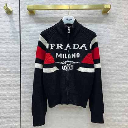 prda 21秋冬北京冬奧會(huì)主題滑雪系列圓領(lǐng)針織拉鏈開