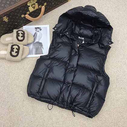 高等大品牌馬甲 MIU男士時尚潮流修身外減齡馬卡龍色系羽絨服背心