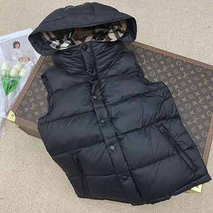 巴寶莉同款大品牌馬甲 馬夾 百搭經(jīng)典款小短款背心羽絨服男