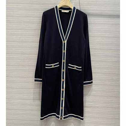 Tory Buch秋冬女神氣質單品！經典V領版型女士羊絨開衫