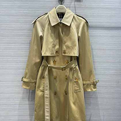 Burbery22早秋新品高等雙檔風設計Trench風衣！
