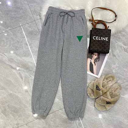 大品牌潮牌褲子男秋季直筒寬松運動衛褲潮流束腳褲休閑長褲