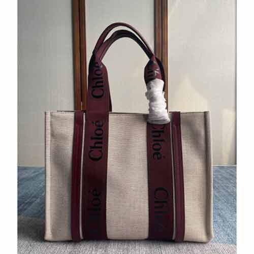 Chloe大品牌女包 新款復(fù)古單肩大容量帆布手提