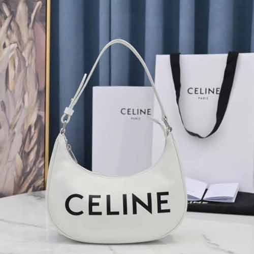 香港潮牌時尚腋下包CELINE真皮斜挎女包 名品酒神包