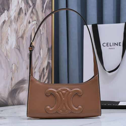CELINE法棍包包 新款高等感腋下包 百搭女士單肩手提包