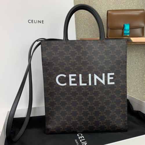 賽琳帆布小包 新款歐美大品牌CABAS TRIOMPHE帆布小號豎款手袋