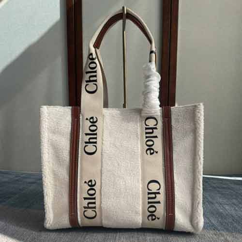 Chloe輕奢品牌 大品牌單肩大包 Woody 大容量