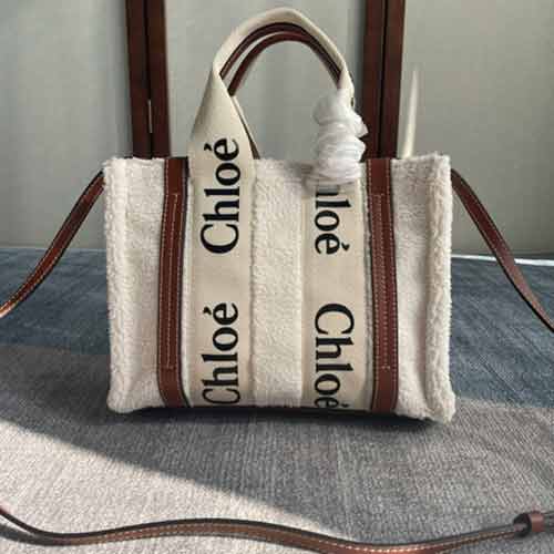 Chloe羊羔毛大品牌托特包包 新款大容量單肩包