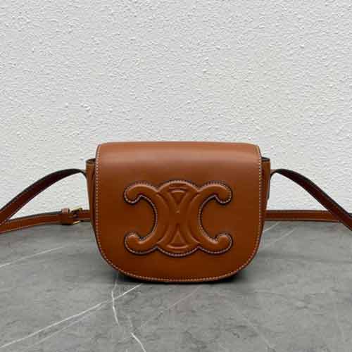 CELINE時尚酒神包名品女包潮牌真皮單肩斜挎鏈條包