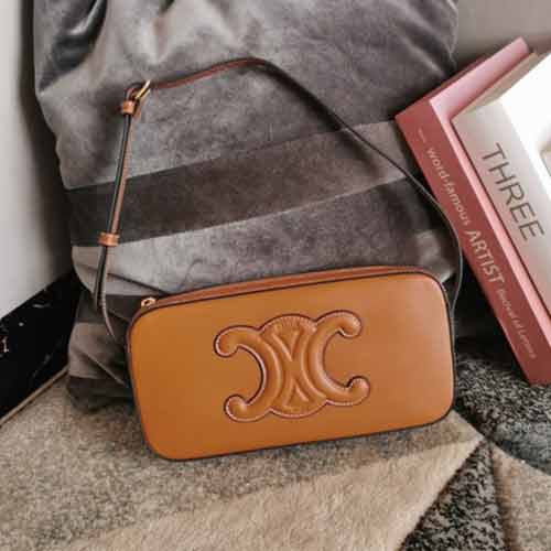 CELINE大品牌女包 新款名品真皮盒子小