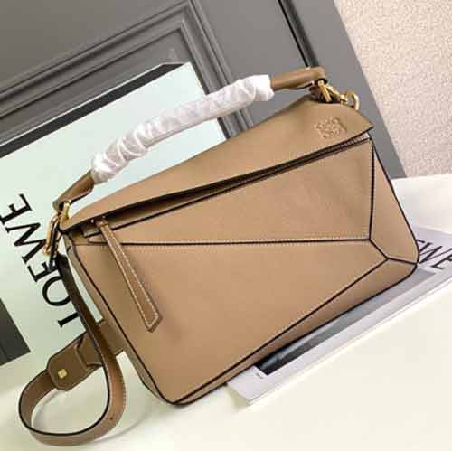 Loewe新款puzzle幾何包 羅意威拼接設計拼圖包斜挎女