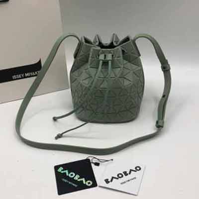 三宅一生市場好品質原單抽繩水桶包