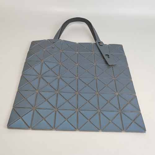 牛仔部落休閑皮具三宅一生女包 六格菱格手提單肩包