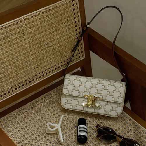 CELINE半月包 新款小包鏈條腋下單肩包