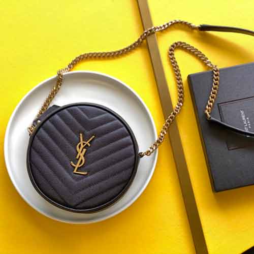 YSL魚子醬字母logo鏈條包 圣羅蘭經典vi