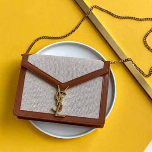 YSL斜挎女包 名品代買網圣羅蘭CASSANDRA粒面壓印皮革單肩手提包