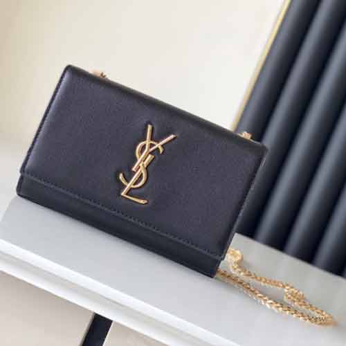 名品寺庫網YSL女士斜挎包 圣羅蘭女包 WOC魚子醬信封牛皮鏈條包