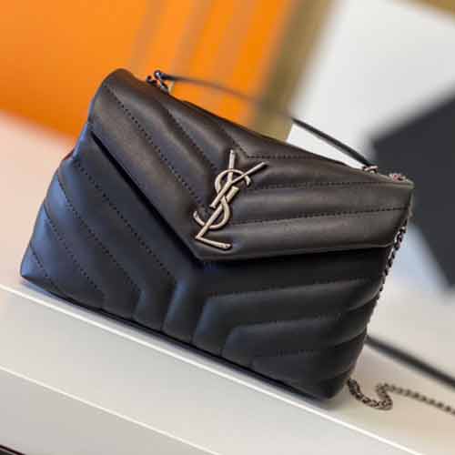 名品折扣網YSL鏈條女包 圣羅蘭經典小羊皮Loulou Puffer云朵枕頭包