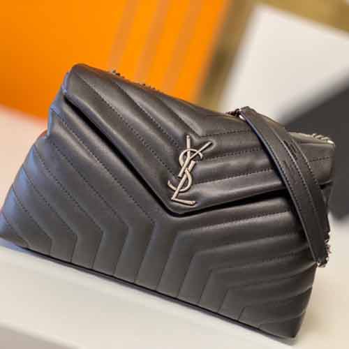 祥盛皮具城YSL中號斜挎手提女包 圣羅蘭郵差包