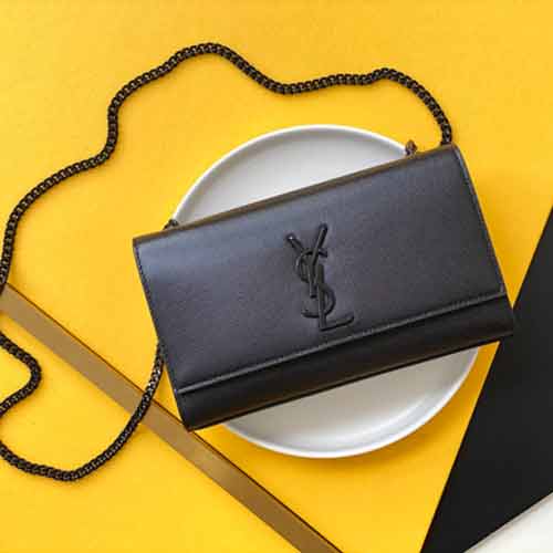 輕奢YSL真皮鏈條包 國際品牌百搭單肩斜挎女包