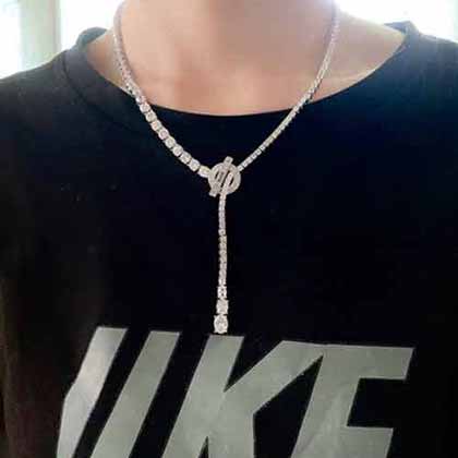 小紅書 手鏈 愛馬仕 橫桿 方鉆 finesse 項鏈 