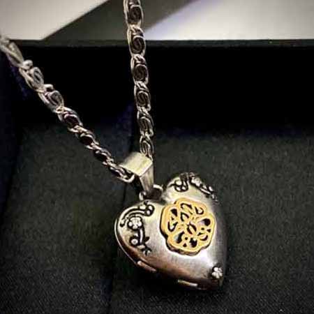 高等品質(zhì)代買級別名品首飾品牌Alexander McQueen經(jīng)典愛心項鏈