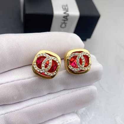 大品牌潮復(fù)古C型耳環(huán)秋冬新年圣