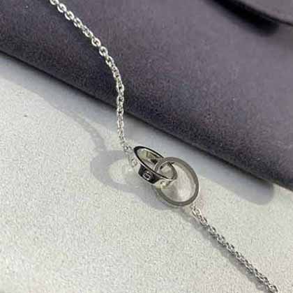 義烏飾品網女士手鏈品牌love雙環手鏈