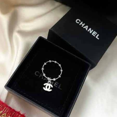 新珠珠戒指 小清新戒指 官網同款，Chanel 新品！