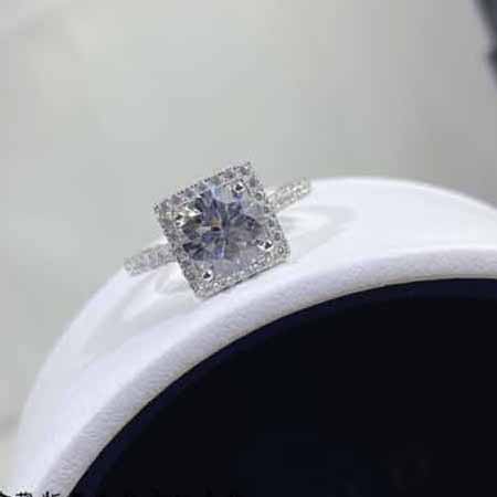 太空納米技術(shù)進口高碳鉆戒，S925純