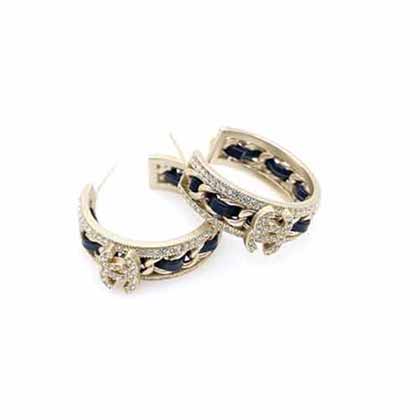 CHANEL小香高等品質羊皮c耳釘