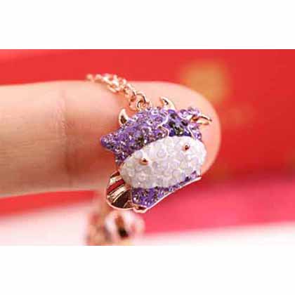 Swarovski經(jīng)典仿水晶萌趣多彩 本命年小金牛 手鏈