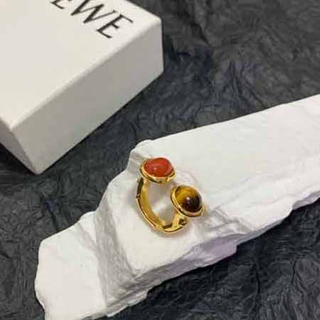 時尚戒指品牌Loewe大樹開口戒指新品戒指