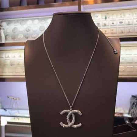 女神愛香奈兒新高貴大氣雙c項鏈