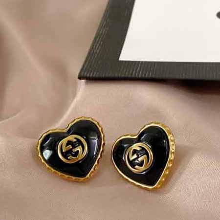 Gucci耳釘女士時尚個性歐美夸張大款耳環大品牌方形氣質潮人耳飾